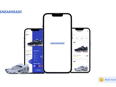 Sneaker Haven: A Streamlined UX/UI Design animation app branding design ecommerce graphic design illustration logo sneaker ui user experience user interface website