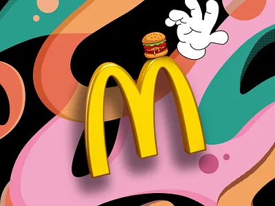 Logo Macdonalds branding design graphic design illustration logo typography ui ux vector
