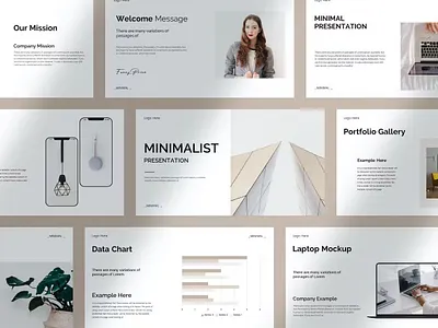 Minimal Presentation Template brand design google slide keynote powerpoint ppt presentation