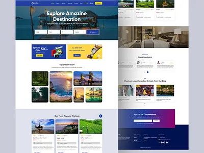 Travel Agency Website Landing Page app booking booking app creative destination flight booking journey landing page minimal tour tour booking tourism travel agency travel booking travel landing page traveler trip uiux design vacation website