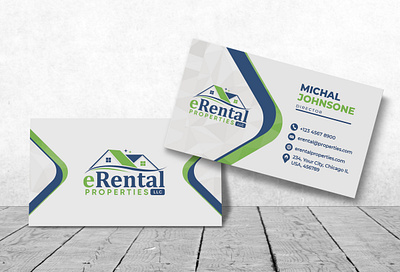 Business Card business card design graphic design property rental