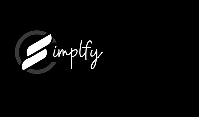 Simplify branding graphic design logo typography vector