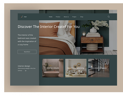 Interior Design branding design ui ux