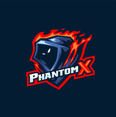 PhantomX design mascot design graphic design illustration logo mascot mascot logo phantomx vector