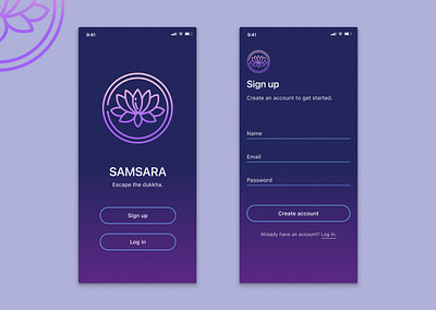 Daily UI Challenge 001: Sign up 01 challenge daily ui design mobile sign up page ui