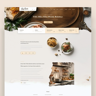 Home Made Food Bussiness UI Design design typography ui