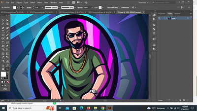 Disc Jockey esport mascot logo design disc jockey dj dj logo logo games music music logo party