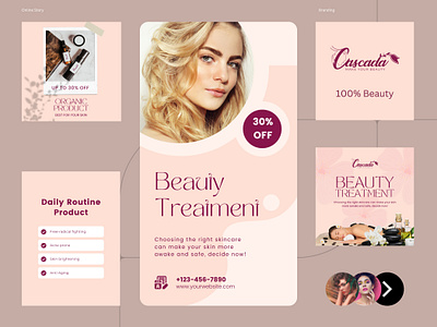 Beauty Brand Identity beauty beauty and spa beauty brand beauty logo beauty treatment best logo design brand brand guidline brand identity branding design graphic design logo logo design logo designer parlor spa