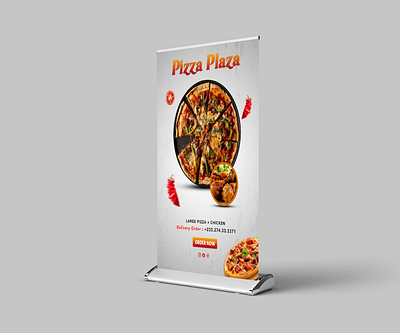 Pull-up Banner Design branding design graphic design illustration logo typography ui