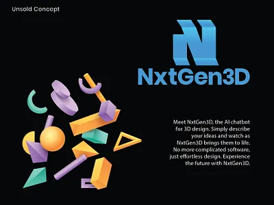 N Letter Logo & Identity Design for 3D Modeling AI Chatbot 3d 3d visualization ai ai powered animation artificial intelligence automation bot brand branding chatbot company creative design logo machine learning model modeling n letter robor