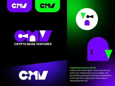 CMV VI & Logo blockchain crypto logo vi