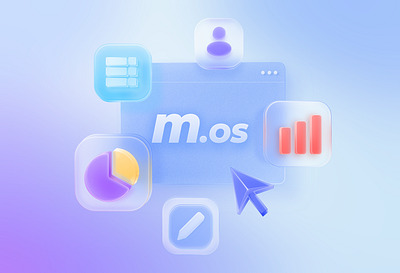 The illustration for M.OS dashboard schedule and monitoring plat branding design illustration ui