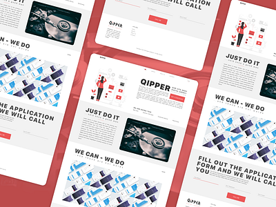 Qipper Web agency branding business figma logo ui ux web web design