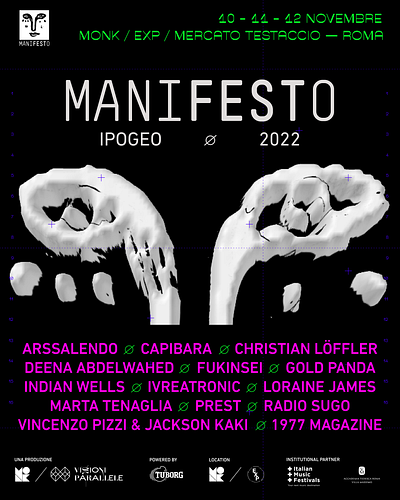 MANIFESTO FEST ⏀ IPOGEO 2022 branding festival graphic design offline communication online communication