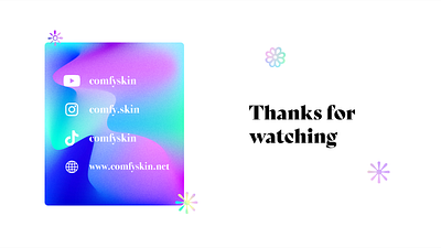 Comfyskin Outro Slate outro slate skincare streaming