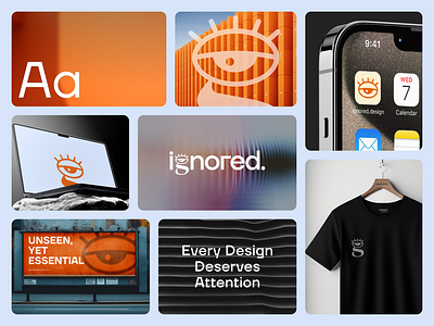 Brand design for Ignored. branding graphic design logo mobile app motion graphics ui uiux ux uxui