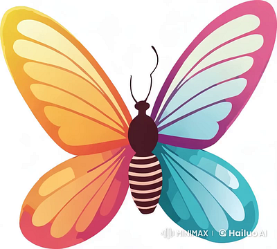 Colorful butterfly - graphics for personal design 3d animation branding design graphic design illustration logo motion graphics ui vector