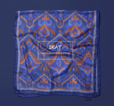 Geometric patterns in an ethnic motif in the IKAT style. design folk art geometric pattern ikat illustration ornament seamless pattern summer style textile design