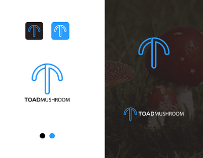 Toadmushroom Logo| Logo Design| Text Logo| Logo Folio| branding design graphic design idea illustration logo typography vector