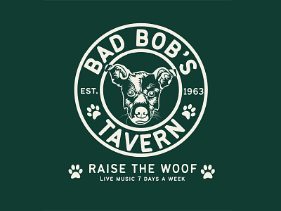 Bad Bob's Tavern design graphic design illustration logo typography vector