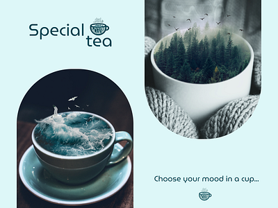 Special tea adobe illustrator art branding design figma logo ui