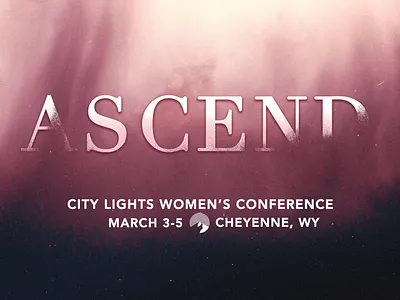 Ascend Women's Conference design graphic design nonprofit stage design