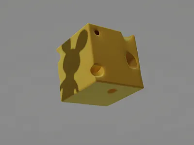 CHEESE 3d illustration