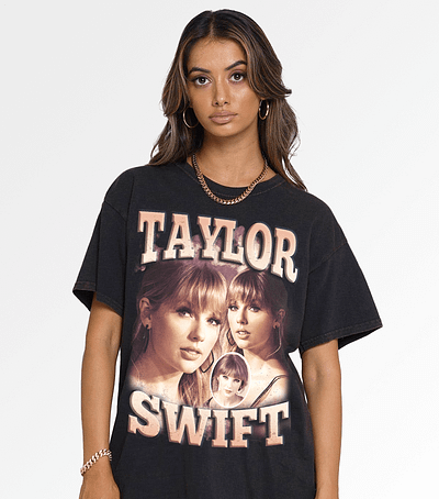 TAYLOR SWIFT FEARLESS TEE - BLACK brand identity branding branding agency design illustration logo logofolio packaging stationery ui