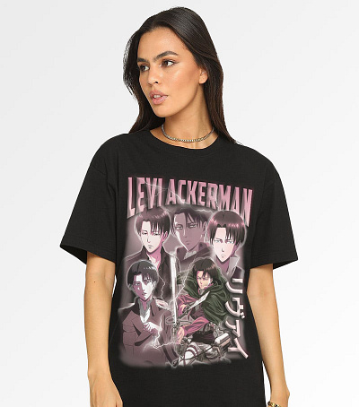 LEVI ACKERMAN TEE - BLACK 3d animation brand identity branding branding agency design graphic design illustration logo logofolio packaging stationery ui