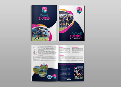 Football Academy Brochure Design annual report bifold branding brochure company profile design flyerposter google ads or web banner graphic design illustration logo postcard design roll up banner stationery