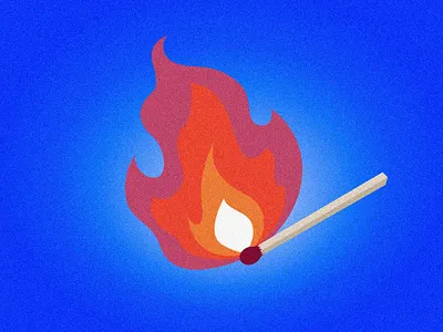 Fire fire flame gradient grainy graphic design illustration simple simplicity vector