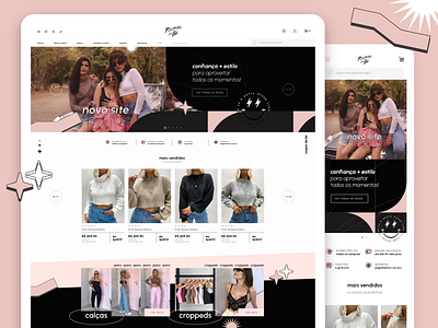 Roupas da Bê | Ecommerce branding design development frontend graphic design illustration logo shot ui ux