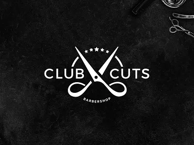 Barbershop scissors Logo barbershop barbershop scissors logo brand branding branding design design flat logo graphic design hotrod icons logo logodesign vector