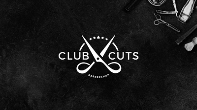 Barbershop scissors Logo barbershop barbershop scissors logo brand branding branding design design flat logo graphic design hotrod icons logo logodesign vector