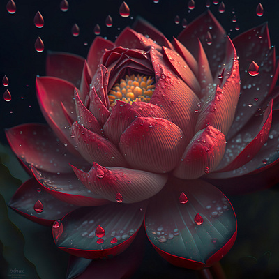 Tears Of The Red Lotus design