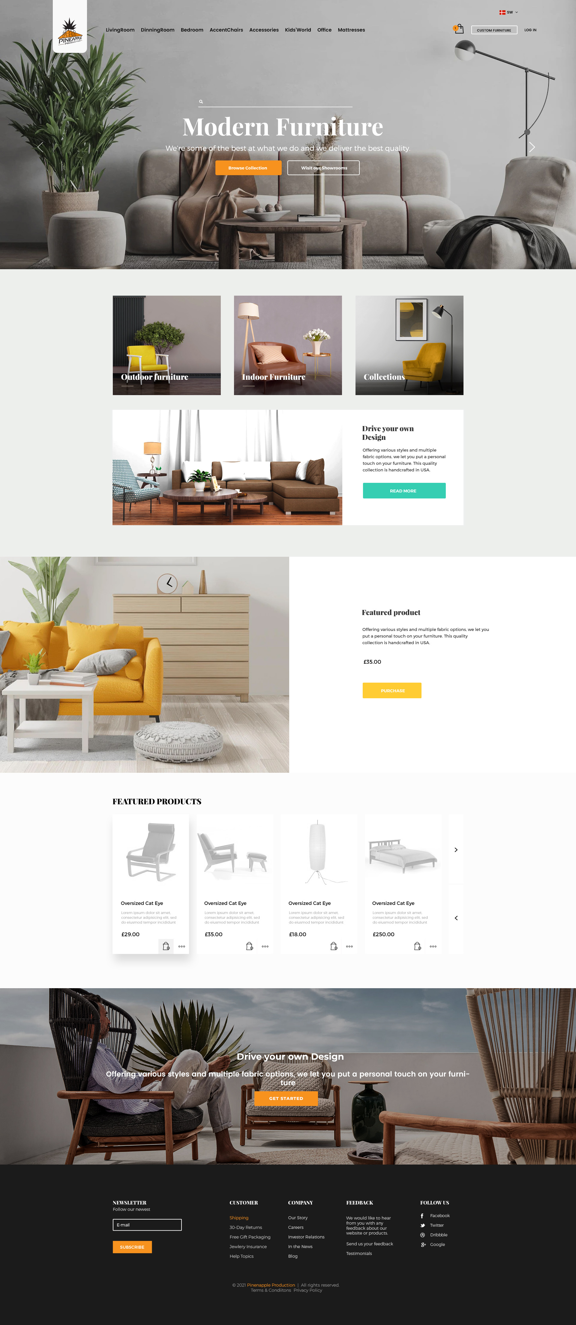 Example of Stunning Word Press E Commerce Website