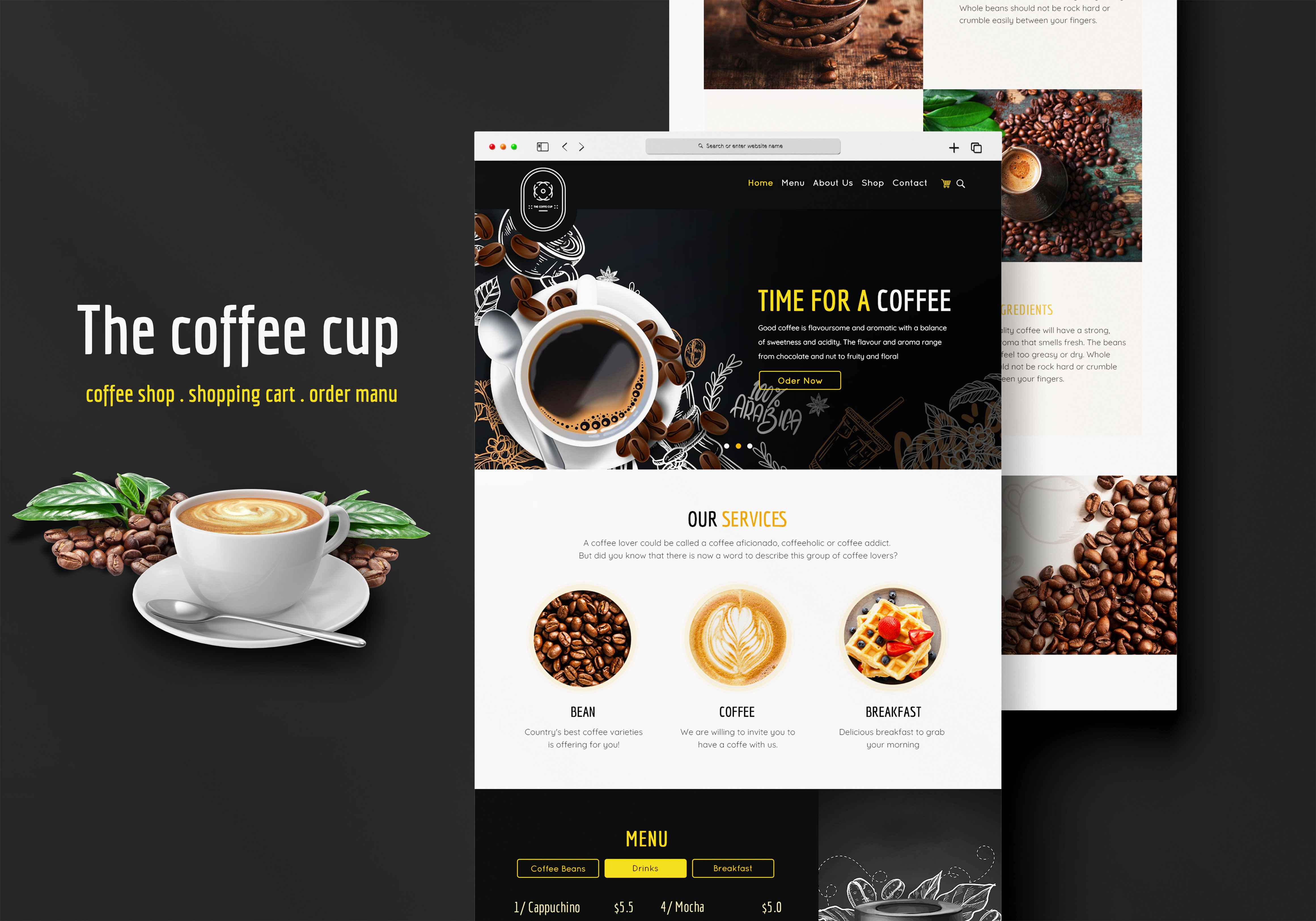 Example of Stunning Word Press E Commerce Website