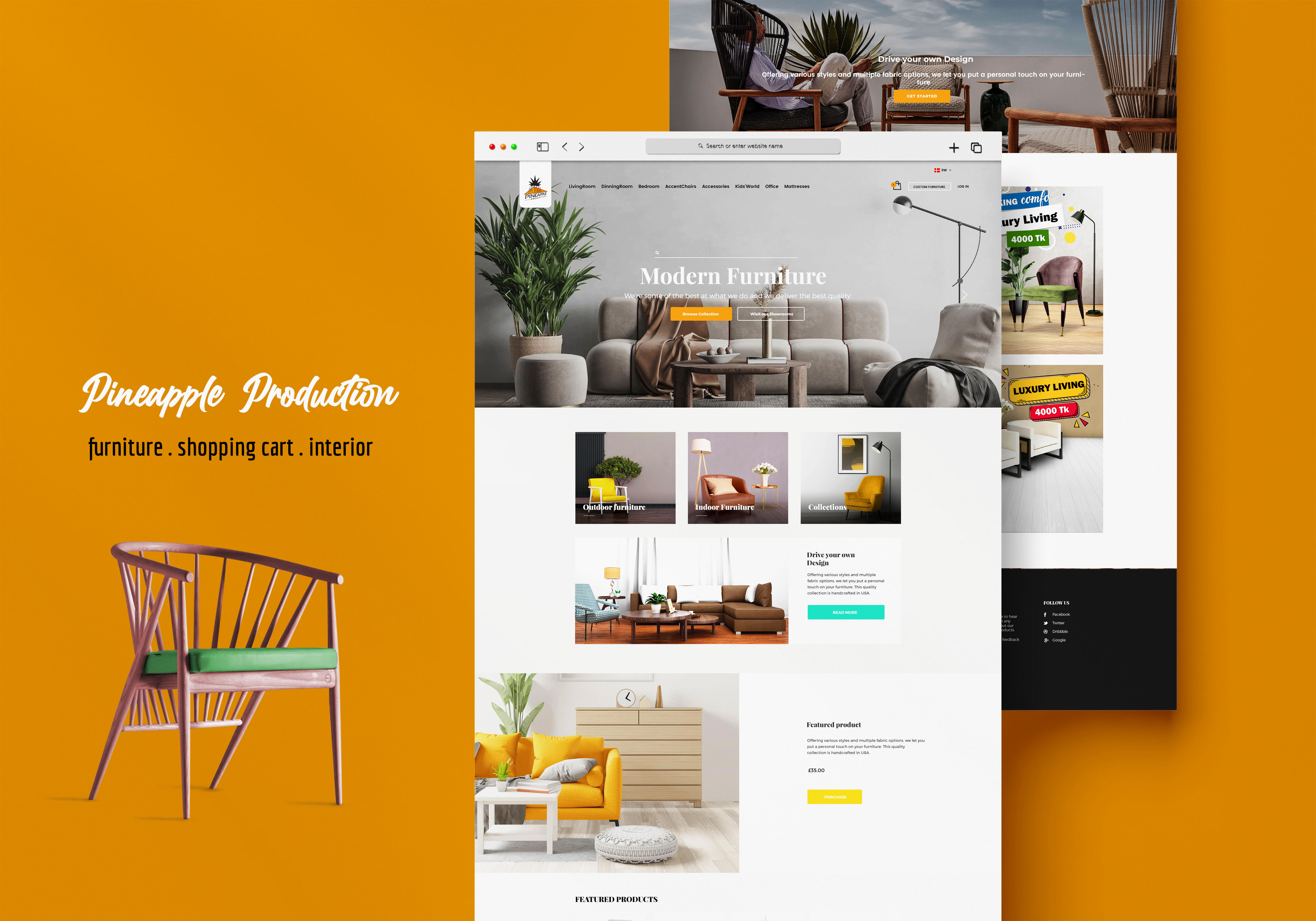 Example of Stunning Word Press E Commerce Website