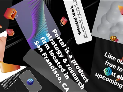 Portal concept site design figma graphic design ui