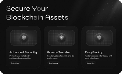 Card Designs - Web3 blockchain crypto dark modern ui web3