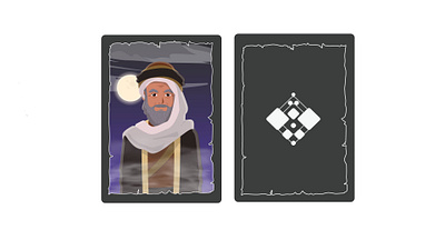 Arabic play card illustration design 3d animation arab brand branding card character design dessert graphic design illustration logo man mobile moon motion graphics saudi ui ux vector