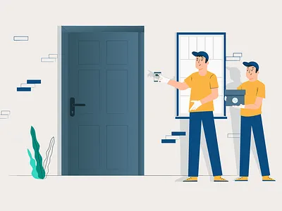 delivery guy apps illustration design 3d animation branding character design graphic design illustration logo mobile motion graphics ui ux vector