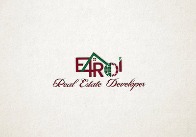 E4ROI REAL STATE LOGO branding businesslogo commercial logo company logo creativelogo design e4roi logo global logo home logo industrial logo logo logodesign real state developer logo realstate devloper realstate logo