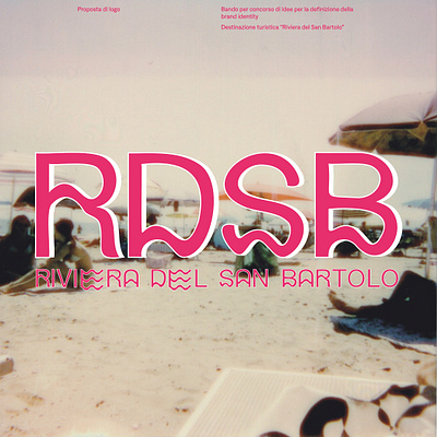 RIVIERA DEL SAN BARTOLO branddesign branding logo logodesign typedesign typography visualidentity