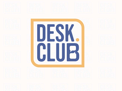 Desk Club branding design graphic design illustration logo typography vector