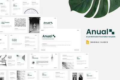 Anual - Minimalist Google Slides Template keynote powerpoint ppt template