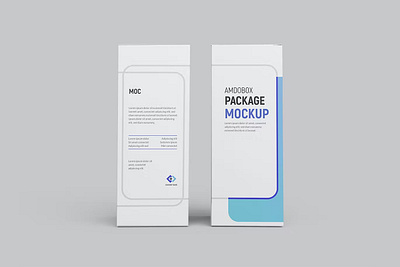 Isolated rectangle box mockup graphic design mock up mockup packaging