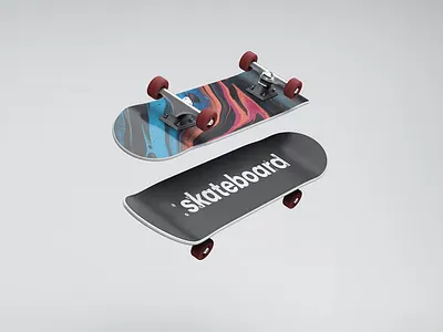Skateboard Mockup graphic design mock up mockup packaging