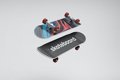 Skateboard Mockup graphic design mock up mockup packaging