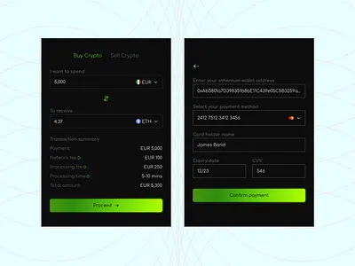 Crypto On-ramp blockchain crypto crypto modal crypto ui on ramp on ramp crypto ui ui design